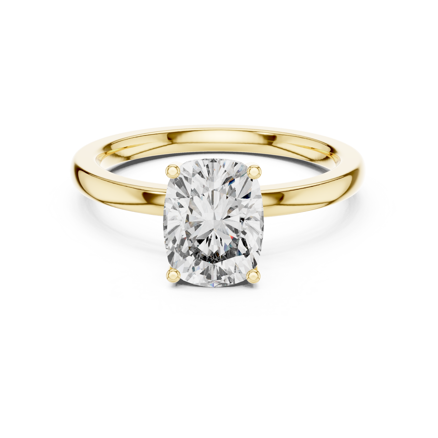 Round Halo Lab Grown Diamond Ring