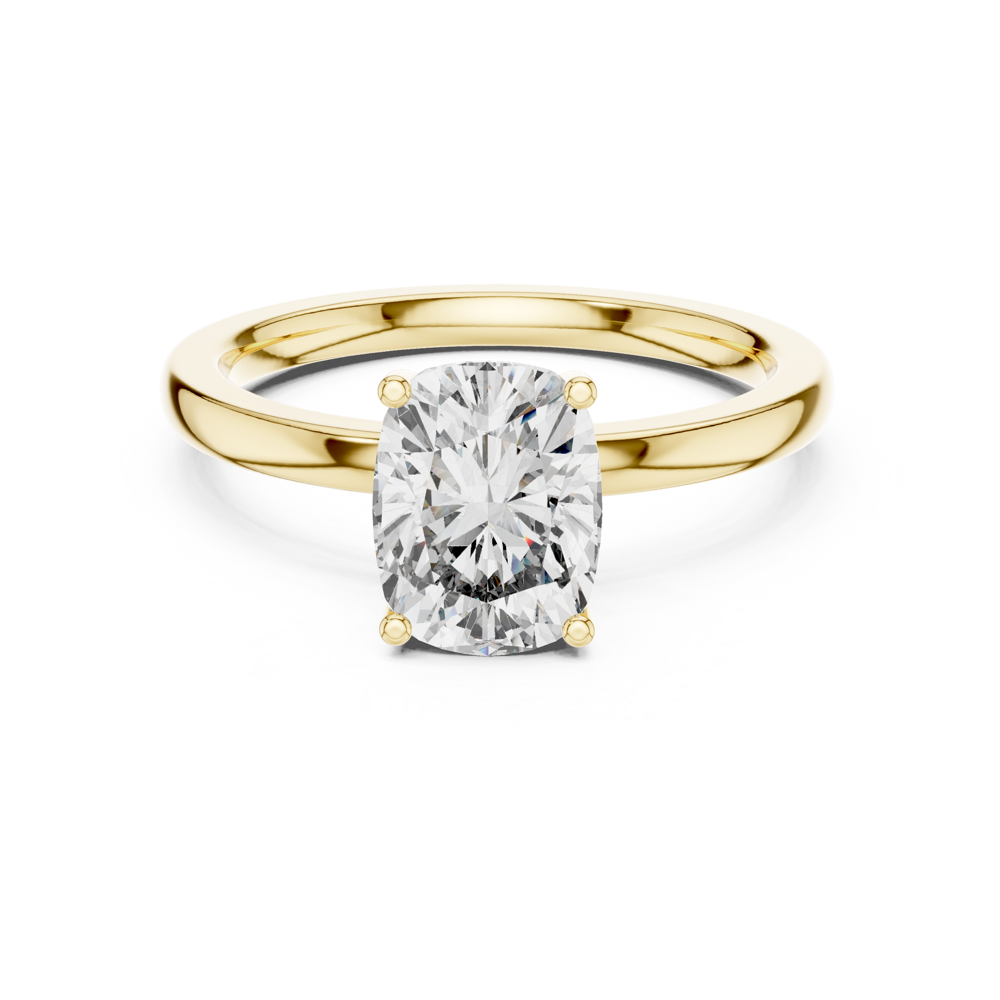 Round Halo Lab Grown Diamond Ring