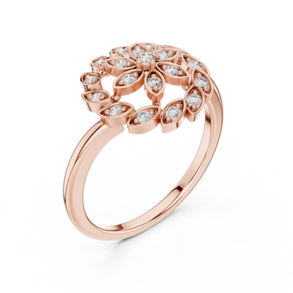 Mixed Shape Lab Grown Diamond Halo Ring