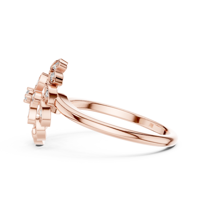 Mixed Shape Lab Grown Diamond Halo Ring