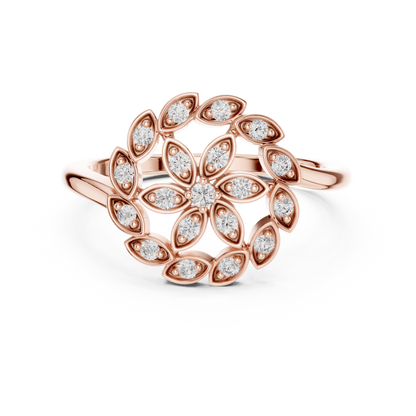 Mixed Shape Lab Grown Diamond Halo Ring