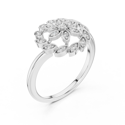 Mixed Shape Lab Grown Diamond Halo Ring