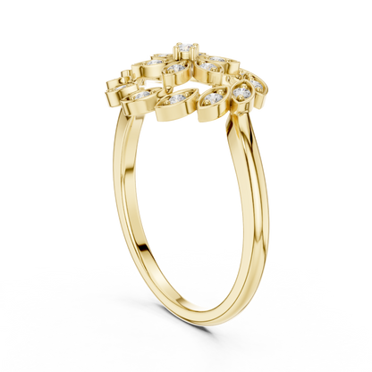 Mixed Shape Lab Grown Diamond Halo Ring