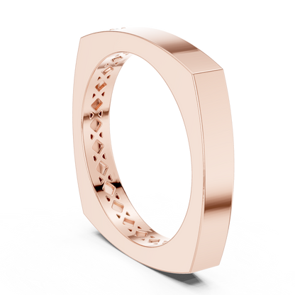 Cushion Bezel Lab Grown Diamond Ring