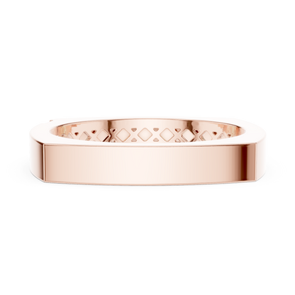 Cushion Bezel Lab Grown Diamond Ring