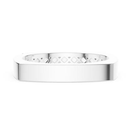 Cushion Bezel Lab Grown Diamond Ring