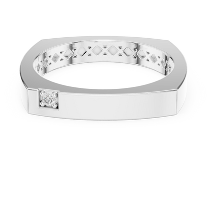 Cushion Bezel Lab Grown Diamond Ring