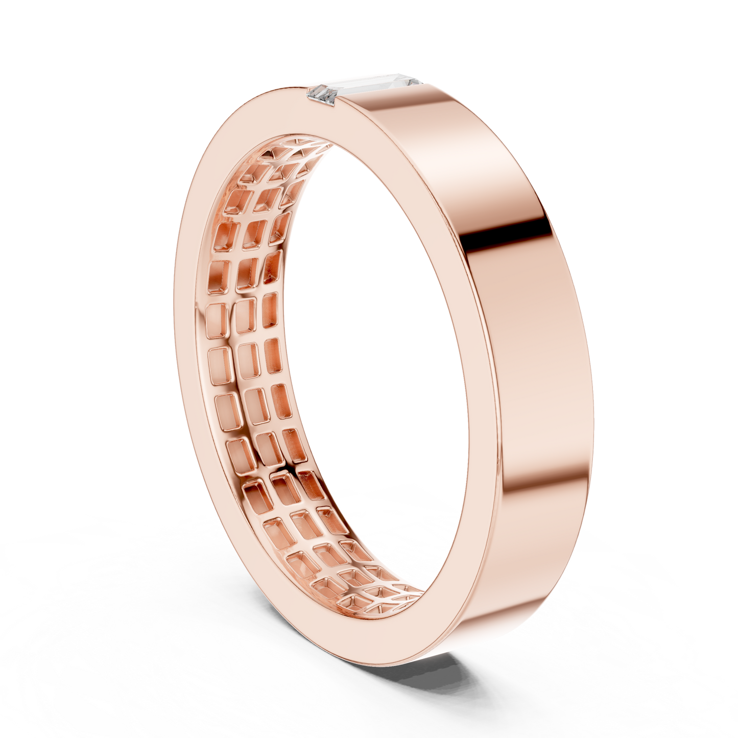 Round Solitaire Lab Grown Diamond Ring