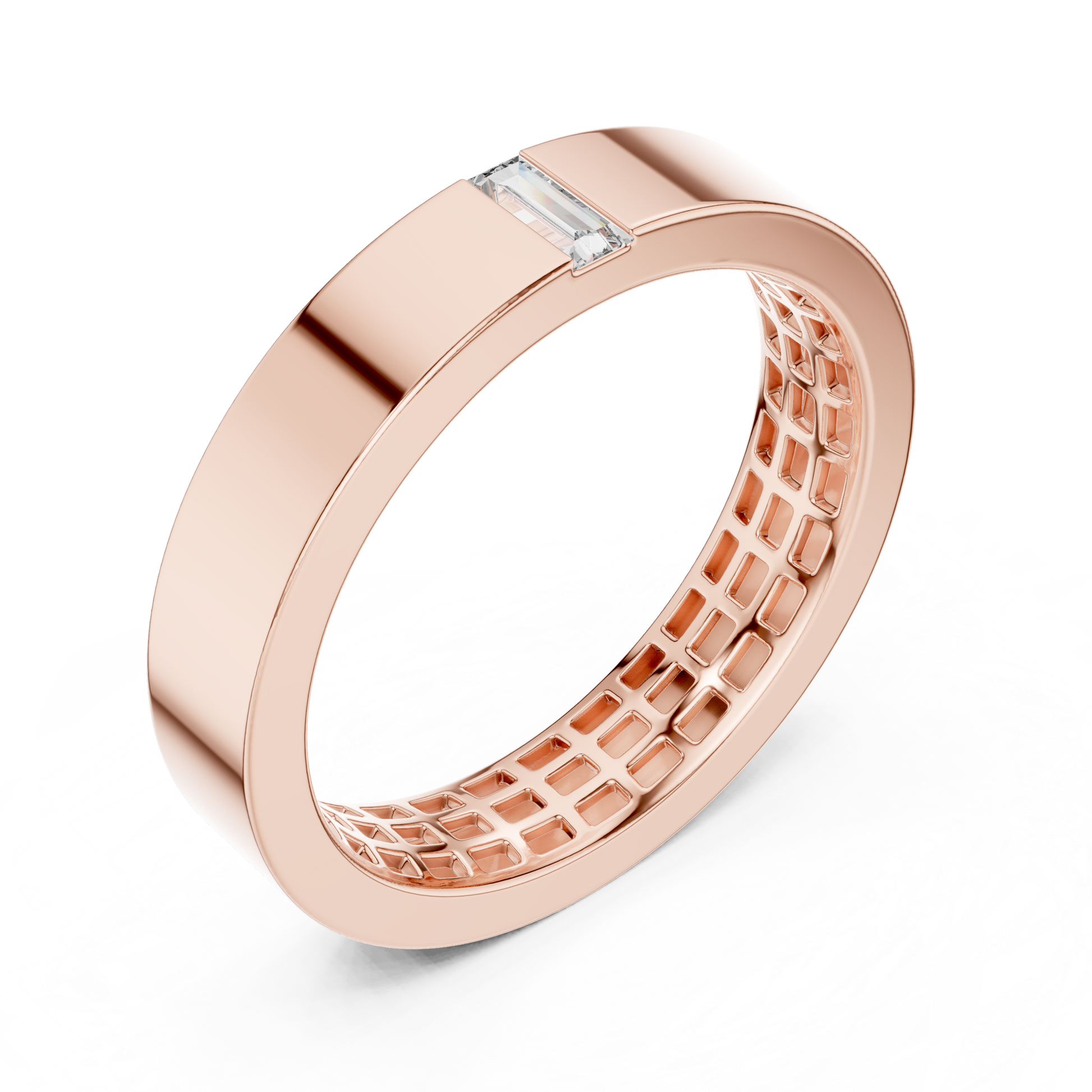 Round Solitaire Lab Grown Diamond Ring