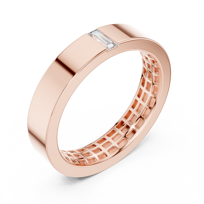 Round Solitaire Lab Grown Diamond Ring
