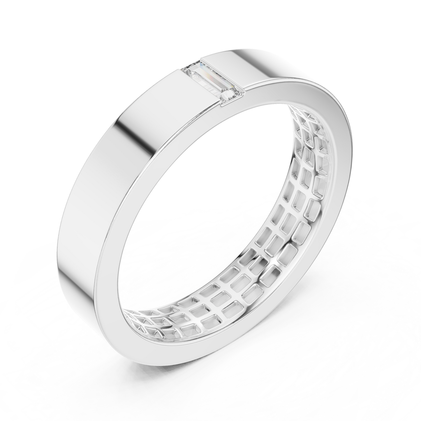 Round Solitaire Lab Grown Diamond Ring