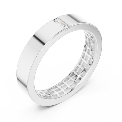 Round Solitaire Lab Grown Diamond Ring