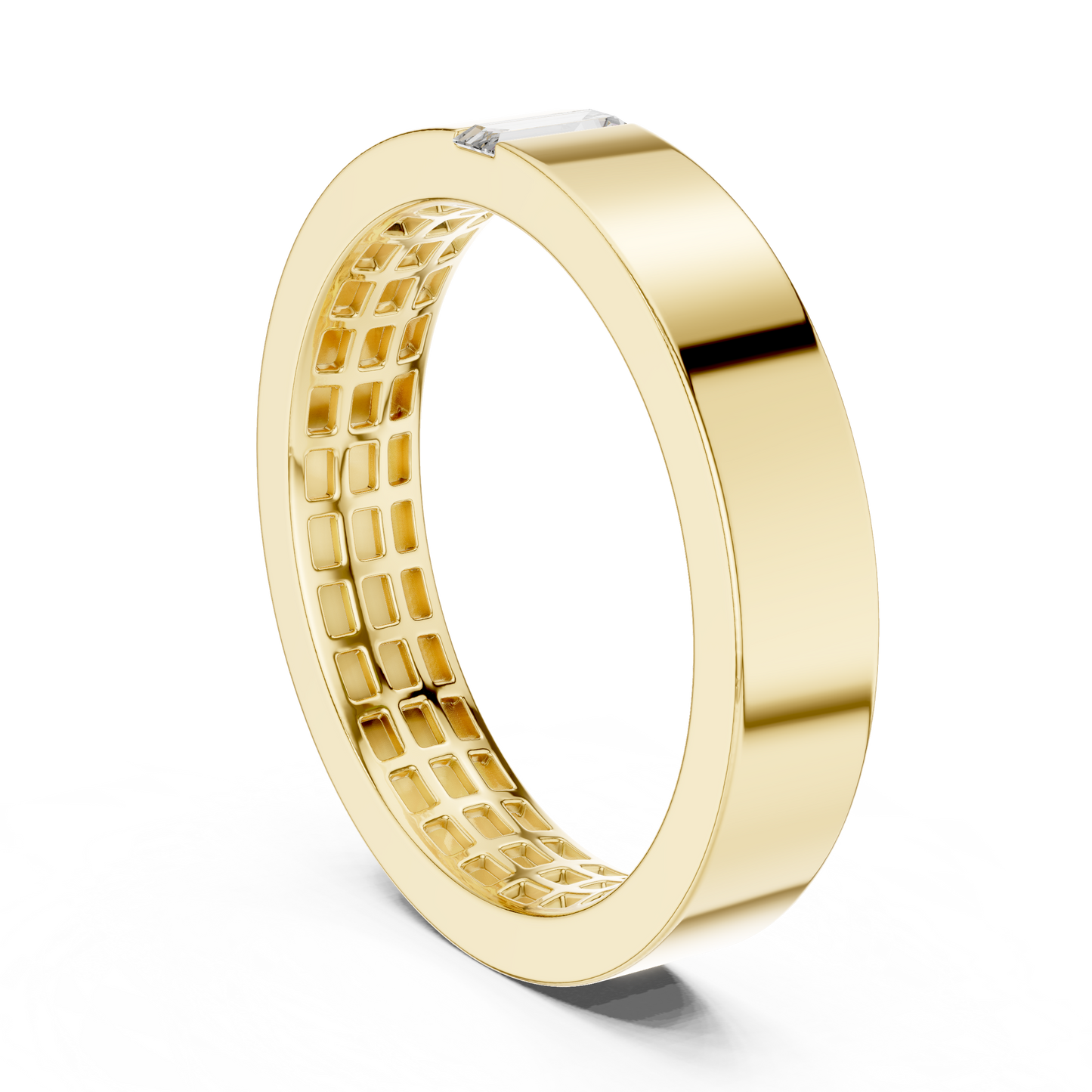 Round Solitaire Lab Grown Diamond Ring