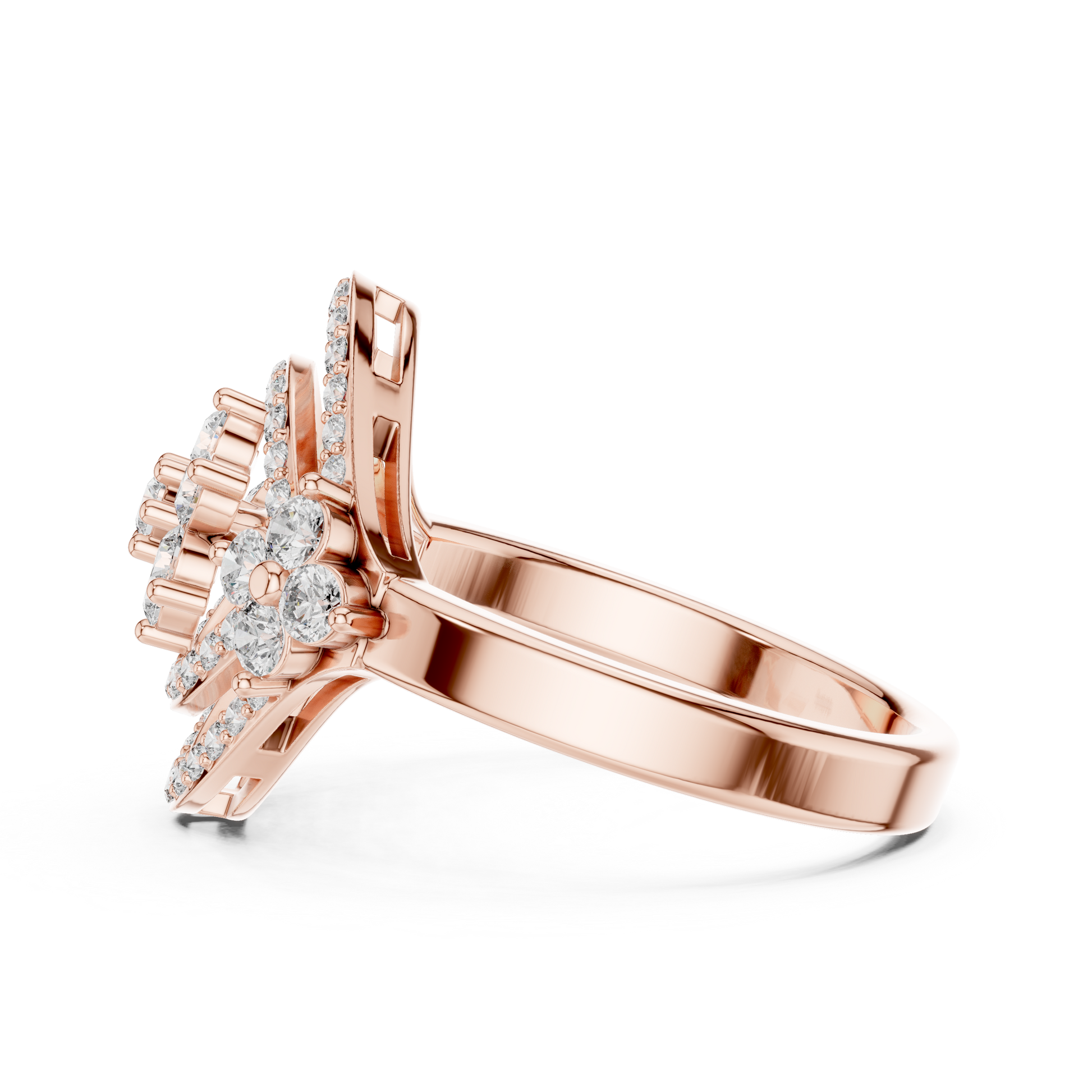 Round Halo Lab Grown Diamond Ring
