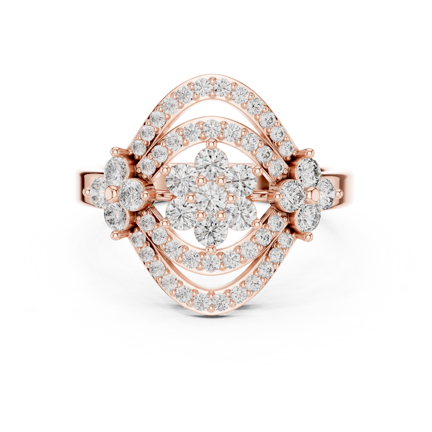 Round Halo Lab Grown Diamond Ring