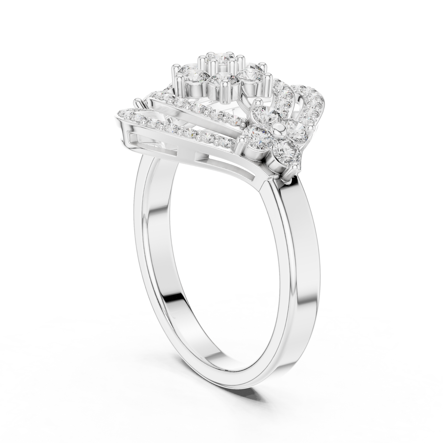 Round Halo Lab Grown Diamond Ring