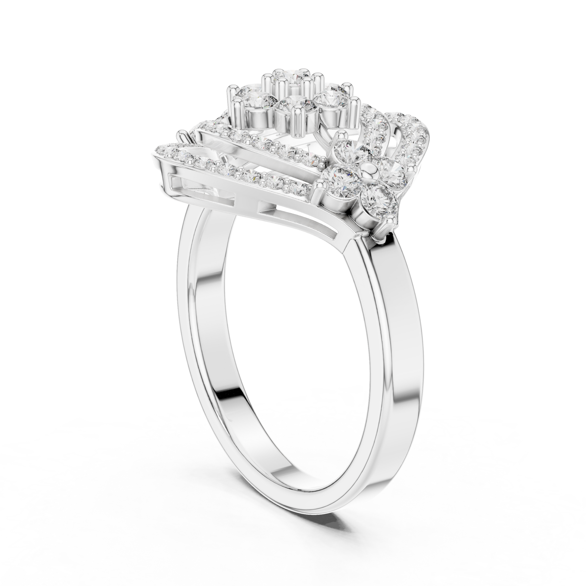 Round Halo Lab Grown Diamond Ring