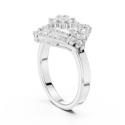 Round Halo Lab Grown Diamond Ring