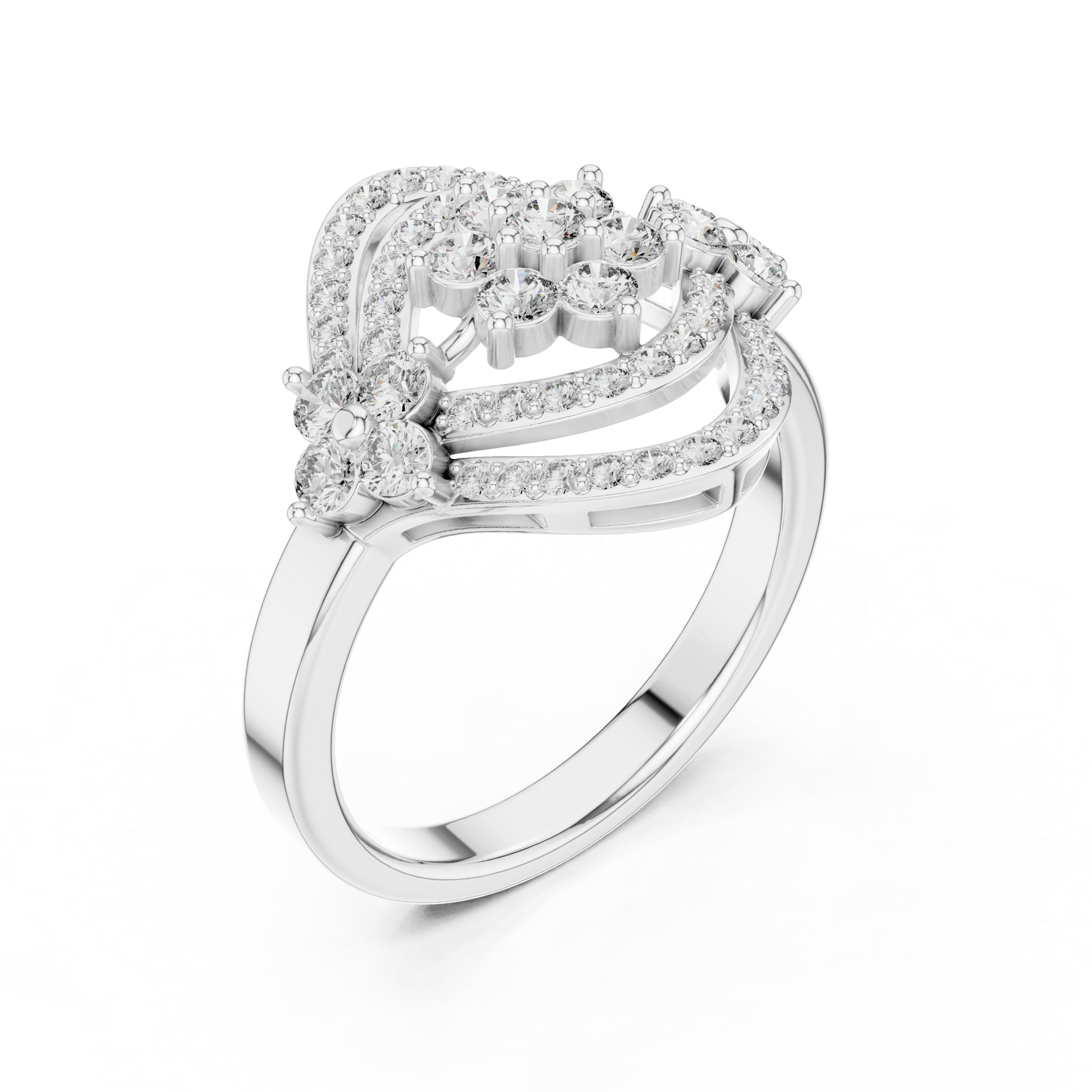 Round Halo Lab Grown Diamond Ring