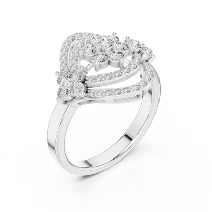 Round Halo Lab Grown Diamond Ring
