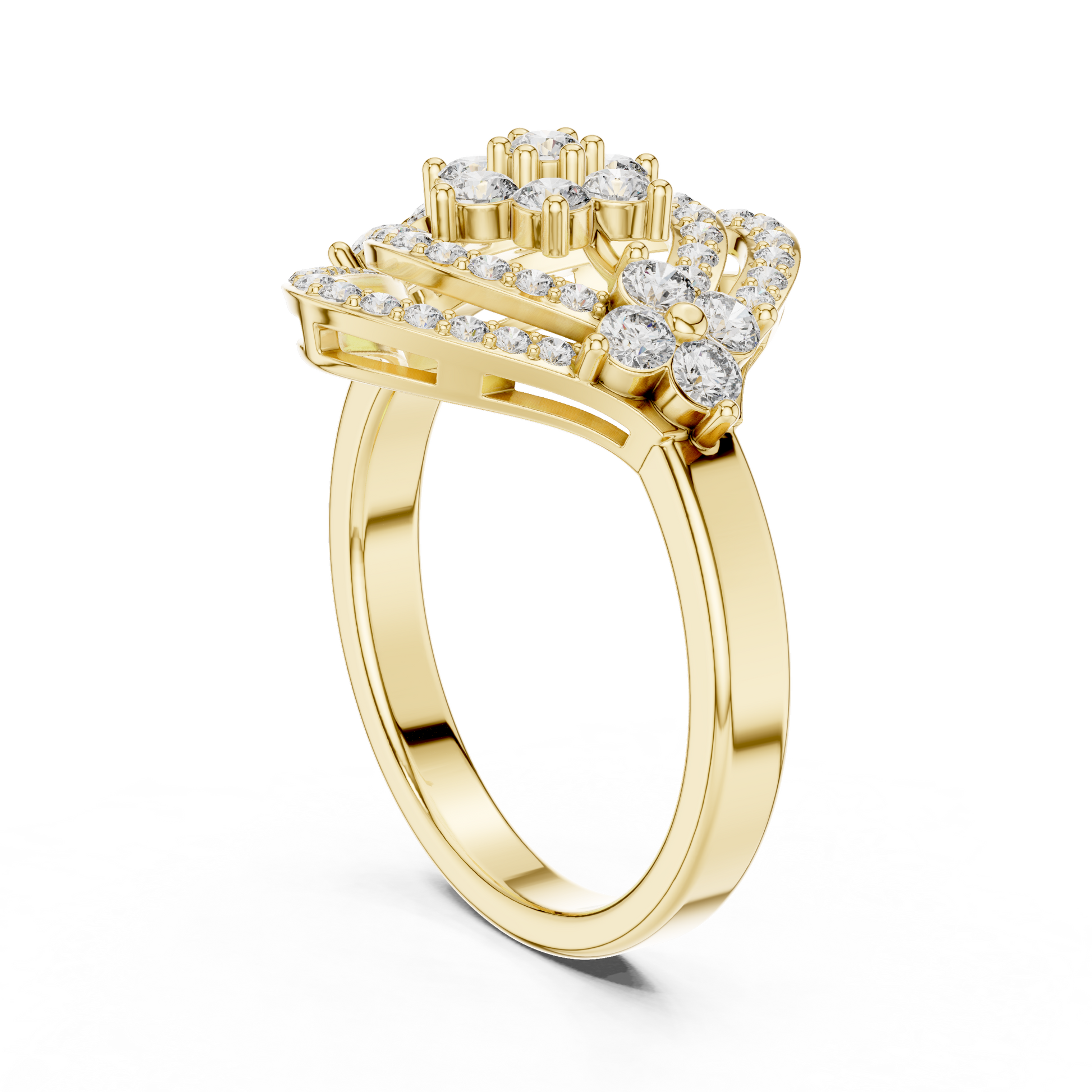 Round Halo Lab Grown Diamond Ring