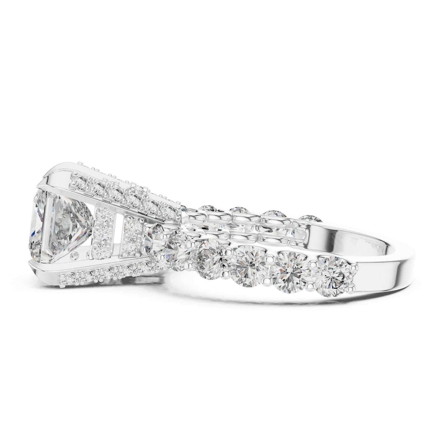 Round Halo Lab Grown Diamond Ring