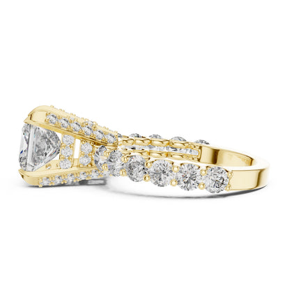 Round Halo Lab Grown Diamond Ring