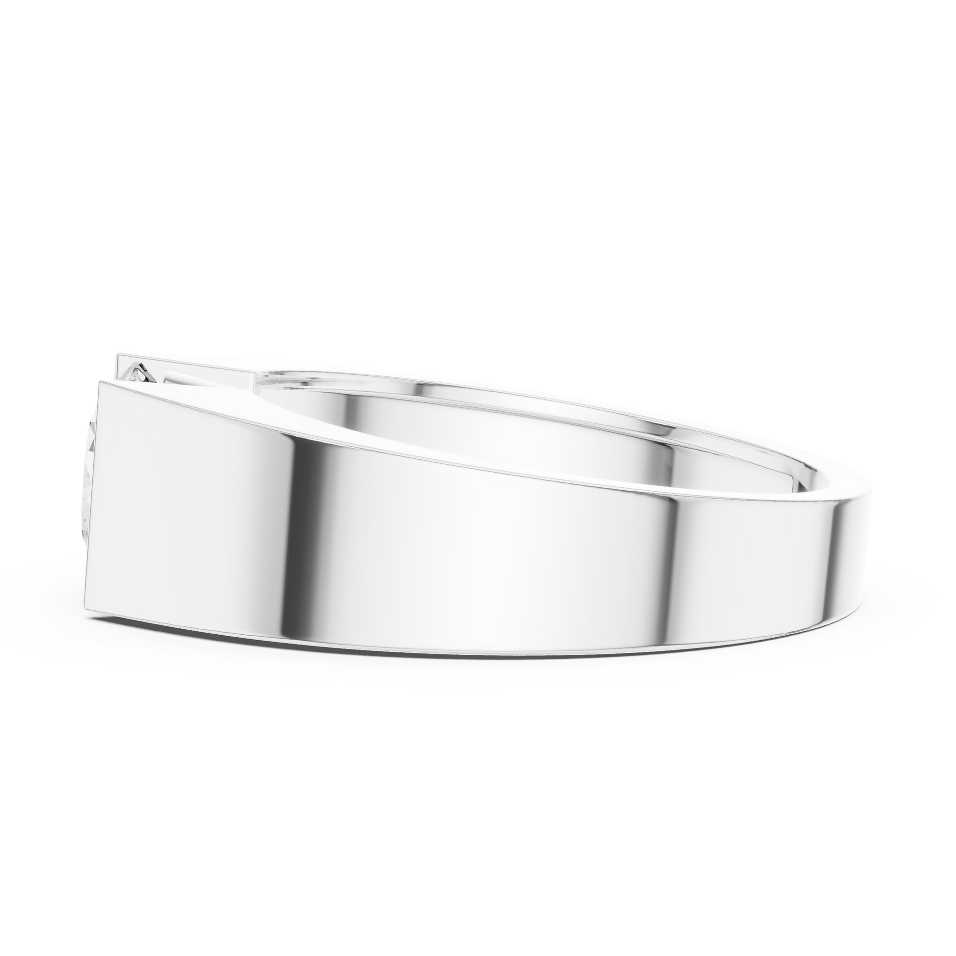 Round Solitaire Lab Grown Diamond Ring