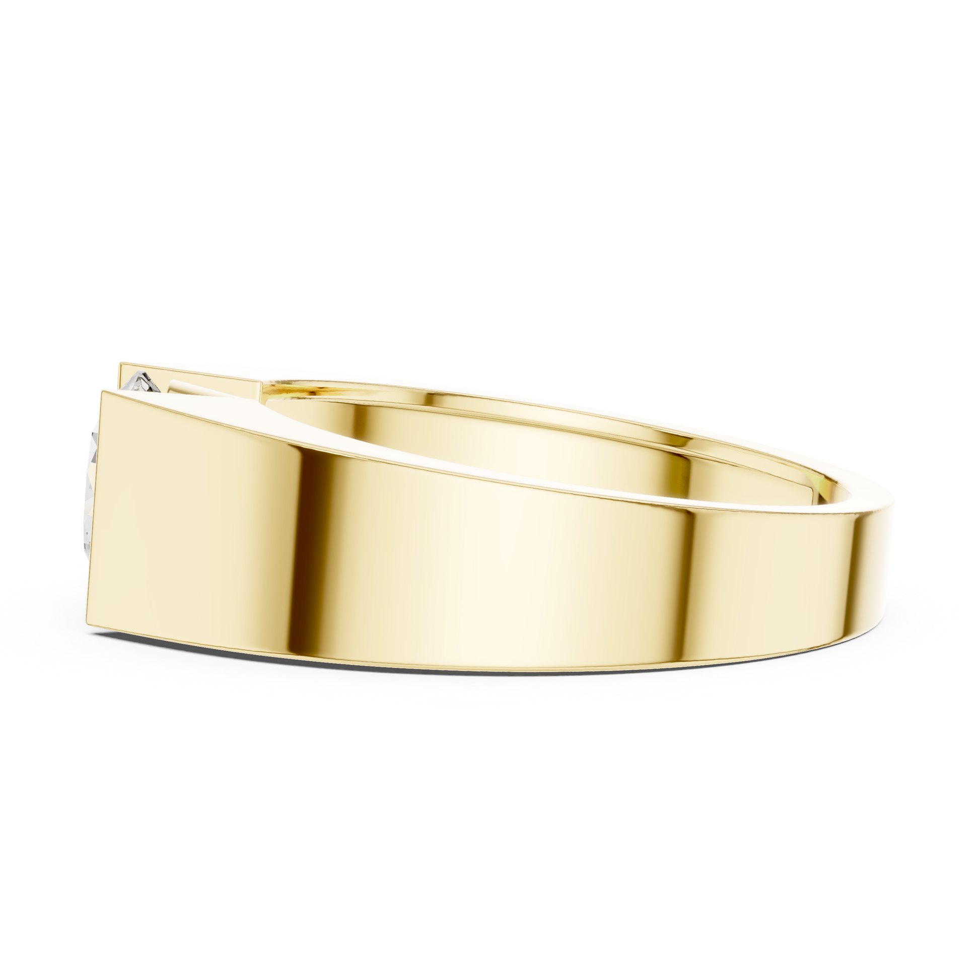 Round Solitaire Lab Grown Diamond Ring