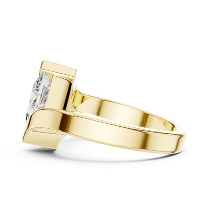 Cushion Solitaire Lab Grown Diamond Ring
