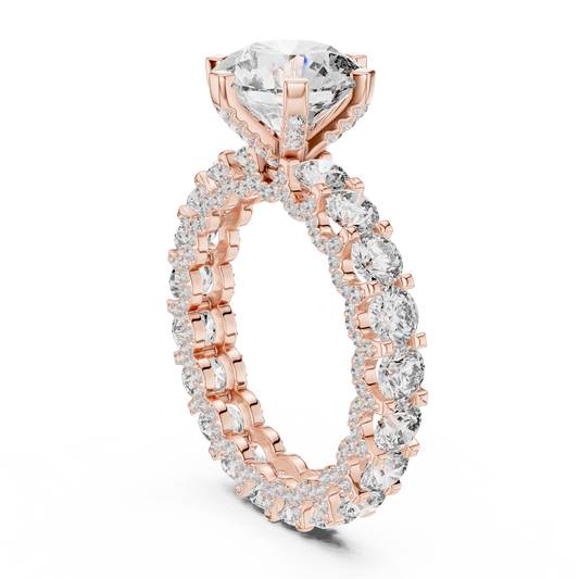 Mixed Shape Lab Grown Diamond Halo Ring