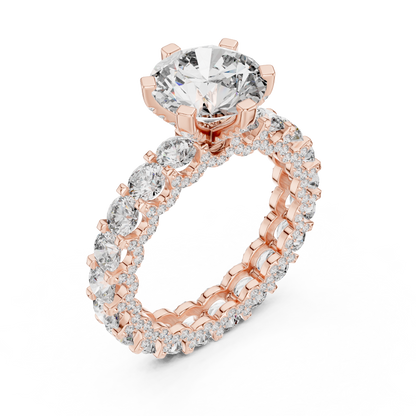 Mixed Shape Lab Grown Diamond Halo Ring
