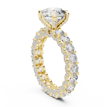 Mixed Shape Lab Grown Diamond Halo Ring
