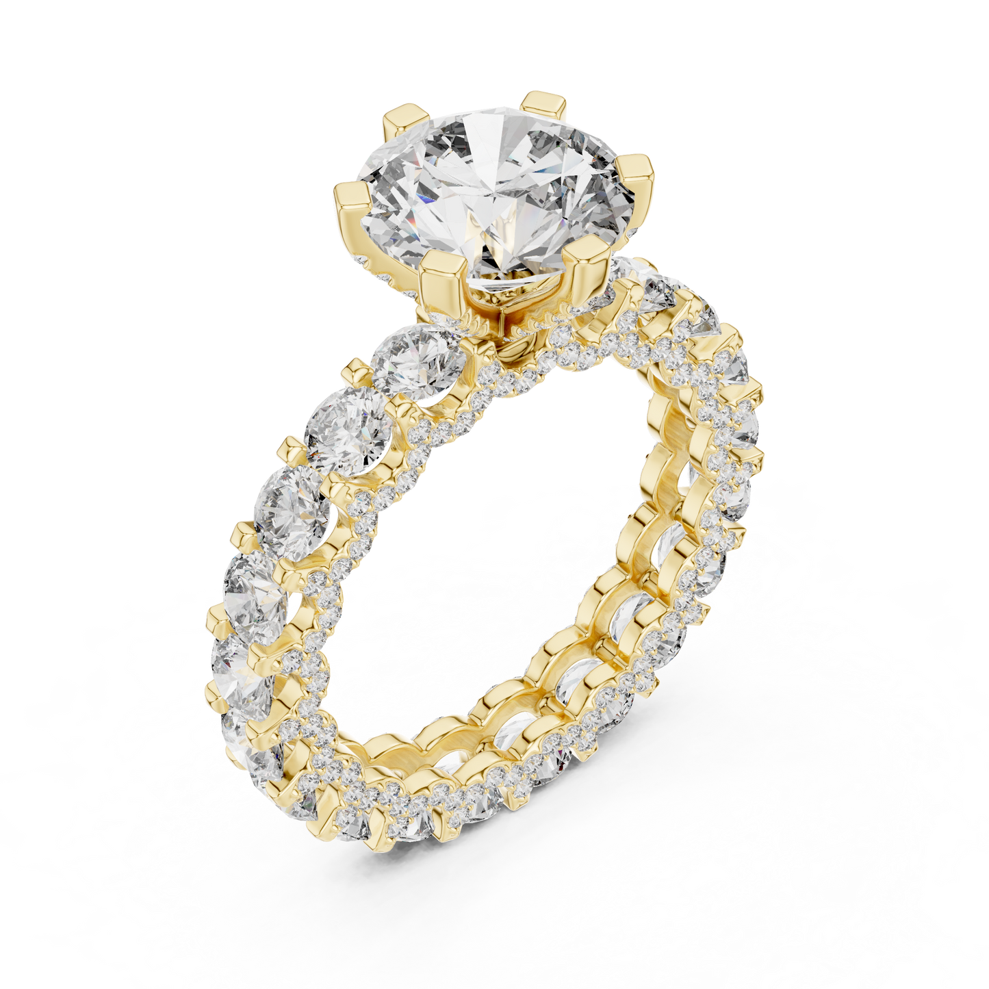 Mixed Shape Lab Grown Diamond Halo Ring