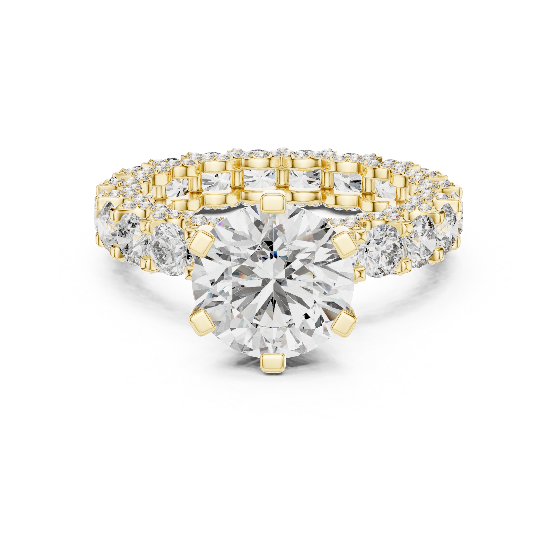 Mixed Shape Lab Grown Diamond Halo Ring