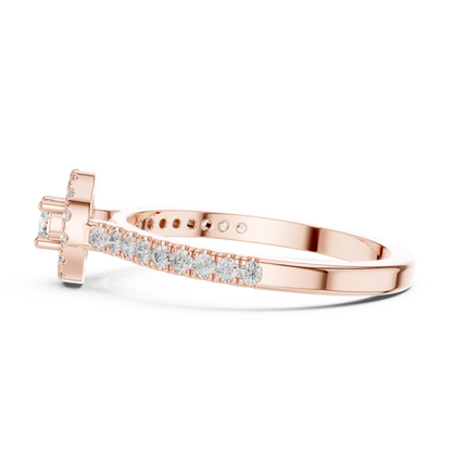 Round Halo Lab Grown Diamond Ring