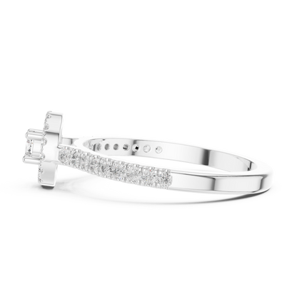 Round Halo Lab Grown Diamond Ring