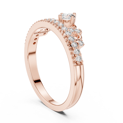 Round Halo Lab Grown Diamond Ring