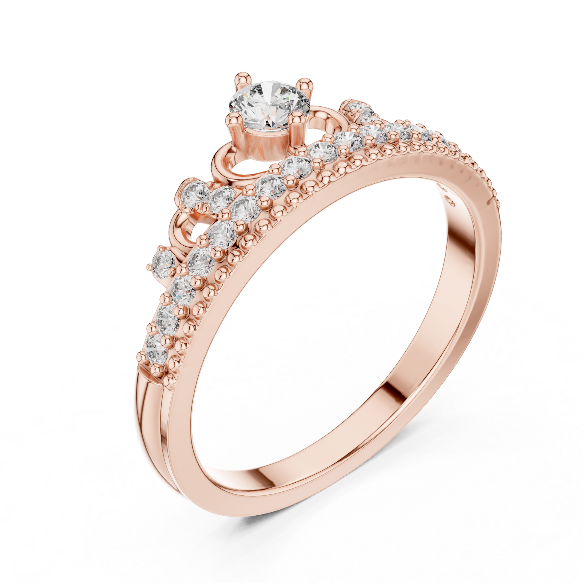 Round Halo Lab Grown Diamond Ring