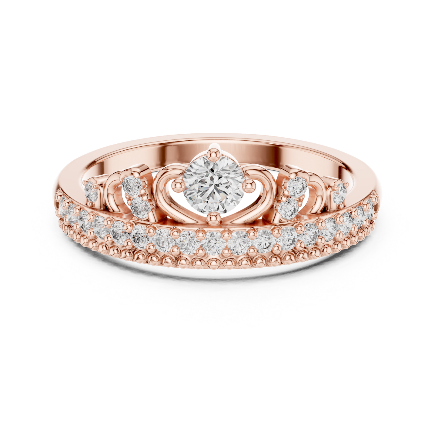 Round Halo Lab Grown Diamond Ring