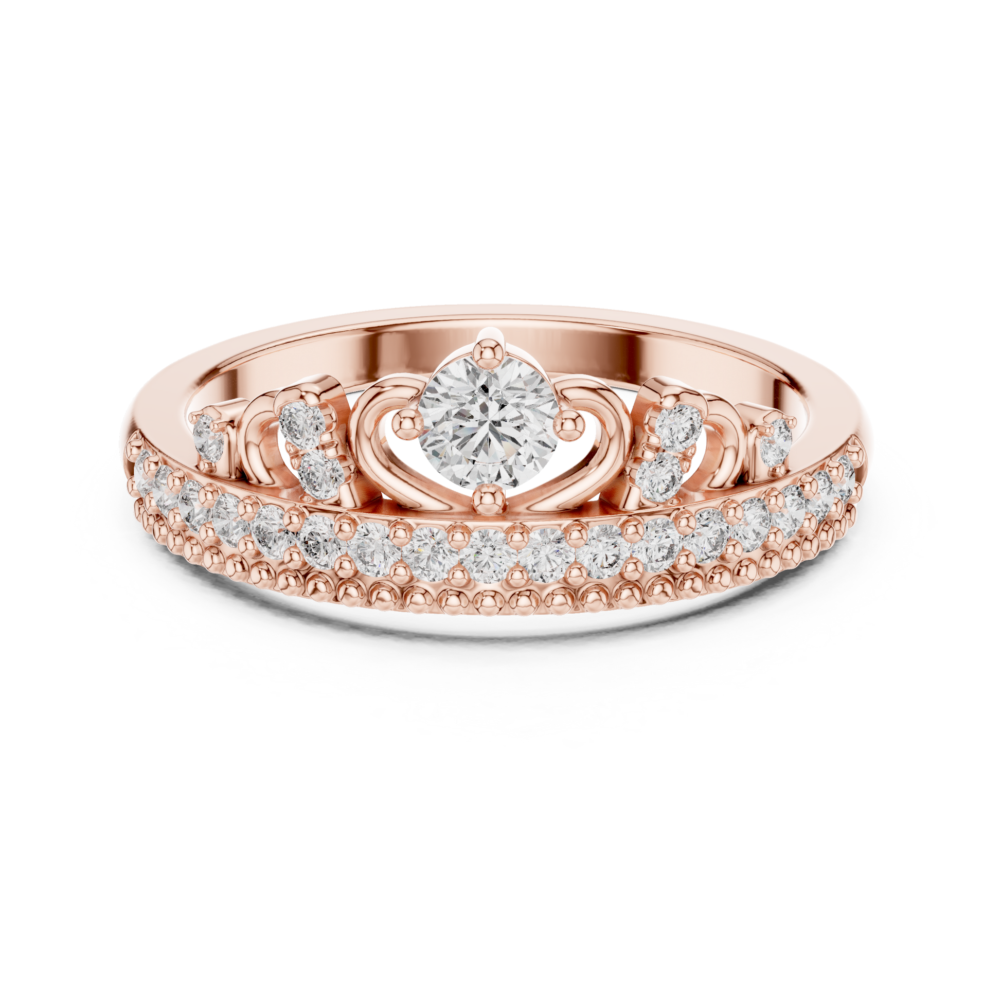 Round Halo Lab Grown Diamond Ring