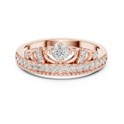 Round Halo Lab Grown Diamond Ring