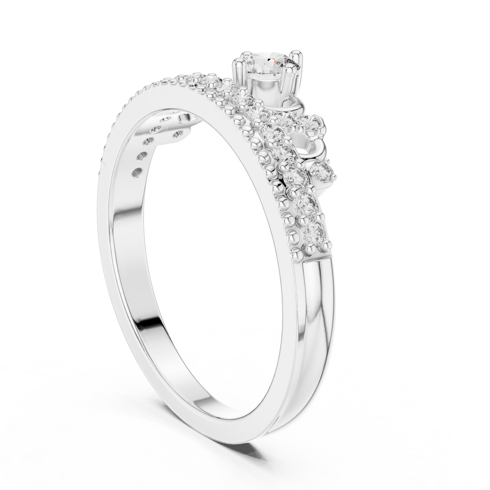 Round Halo Lab Grown Diamond Ring