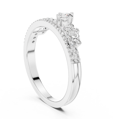 Round Halo Lab Grown Diamond Ring