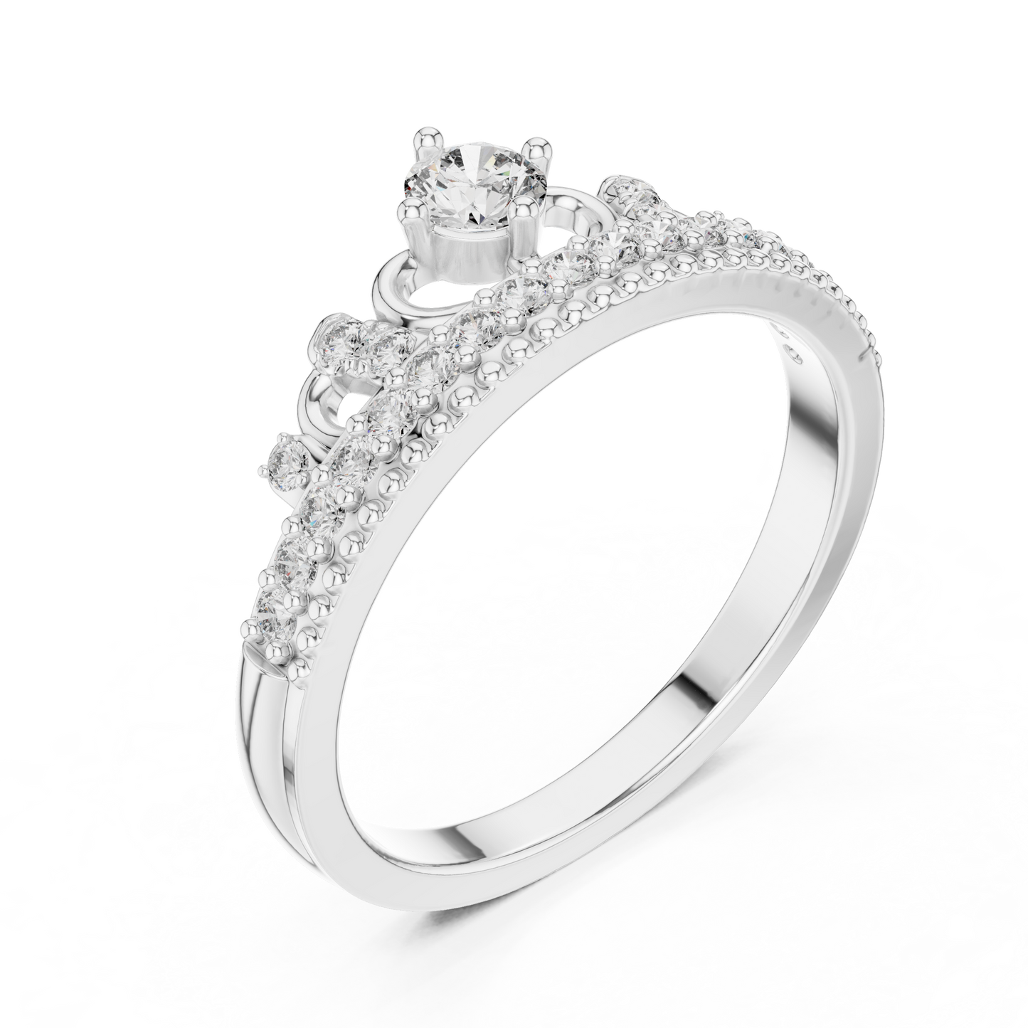 Round Halo Lab Grown Diamond Ring