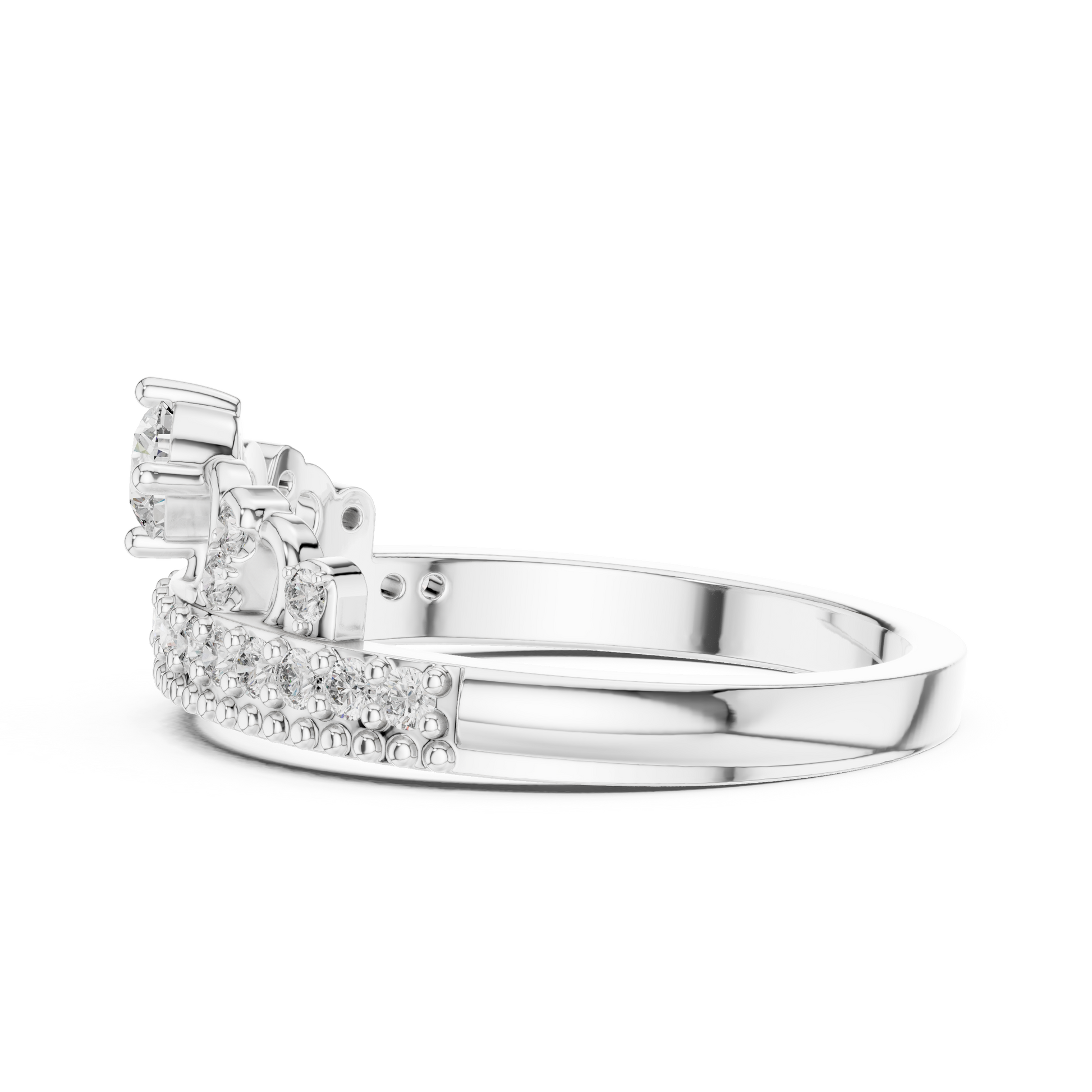 Round Halo Lab Grown Diamond Ring