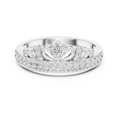 Round Halo Lab Grown Diamond Ring
