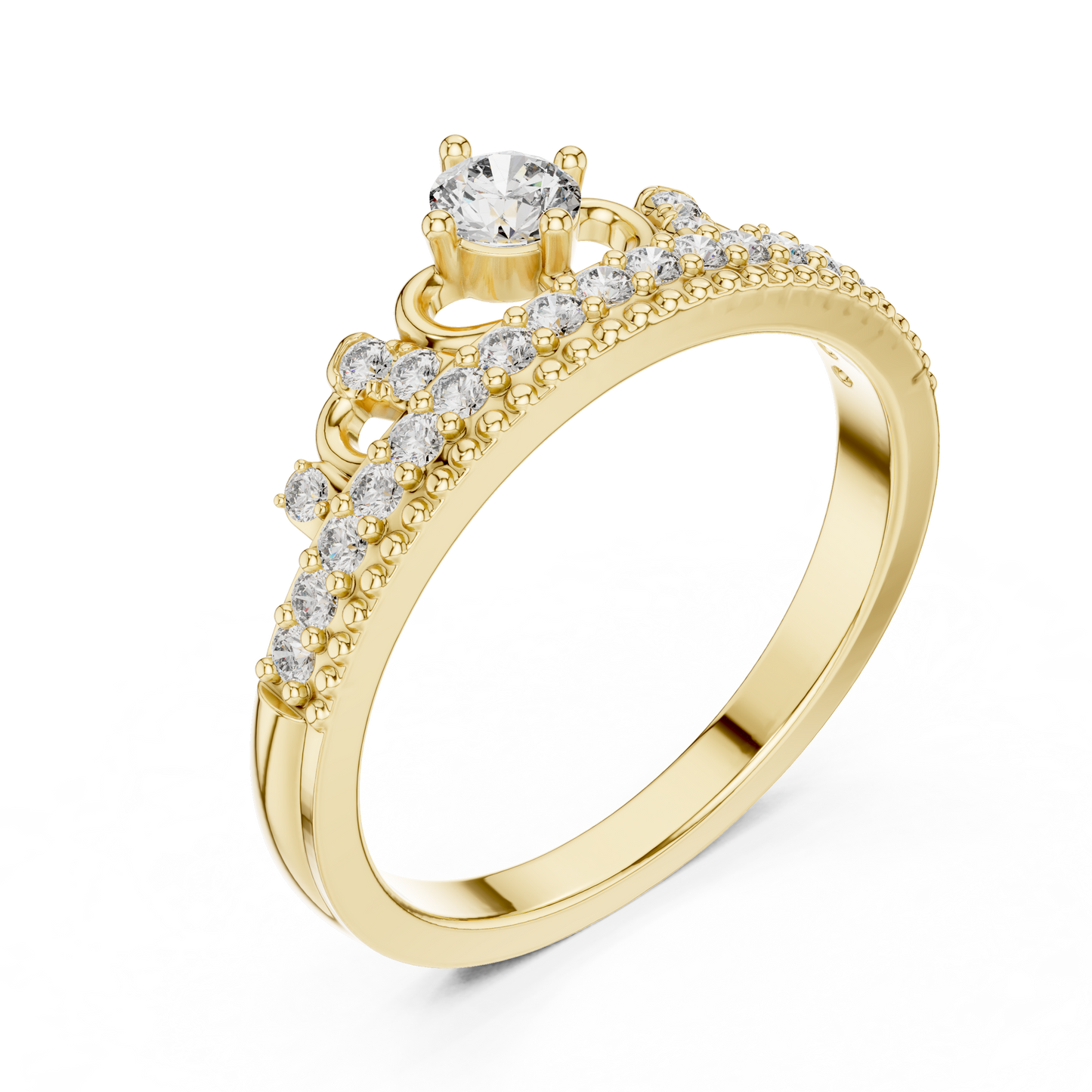 Round Halo Lab Grown Diamond Ring