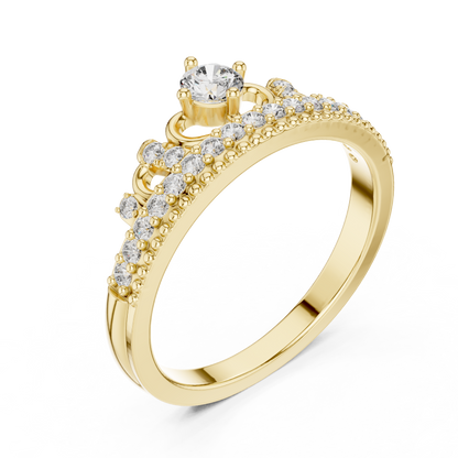 Round Halo Lab Grown Diamond Ring