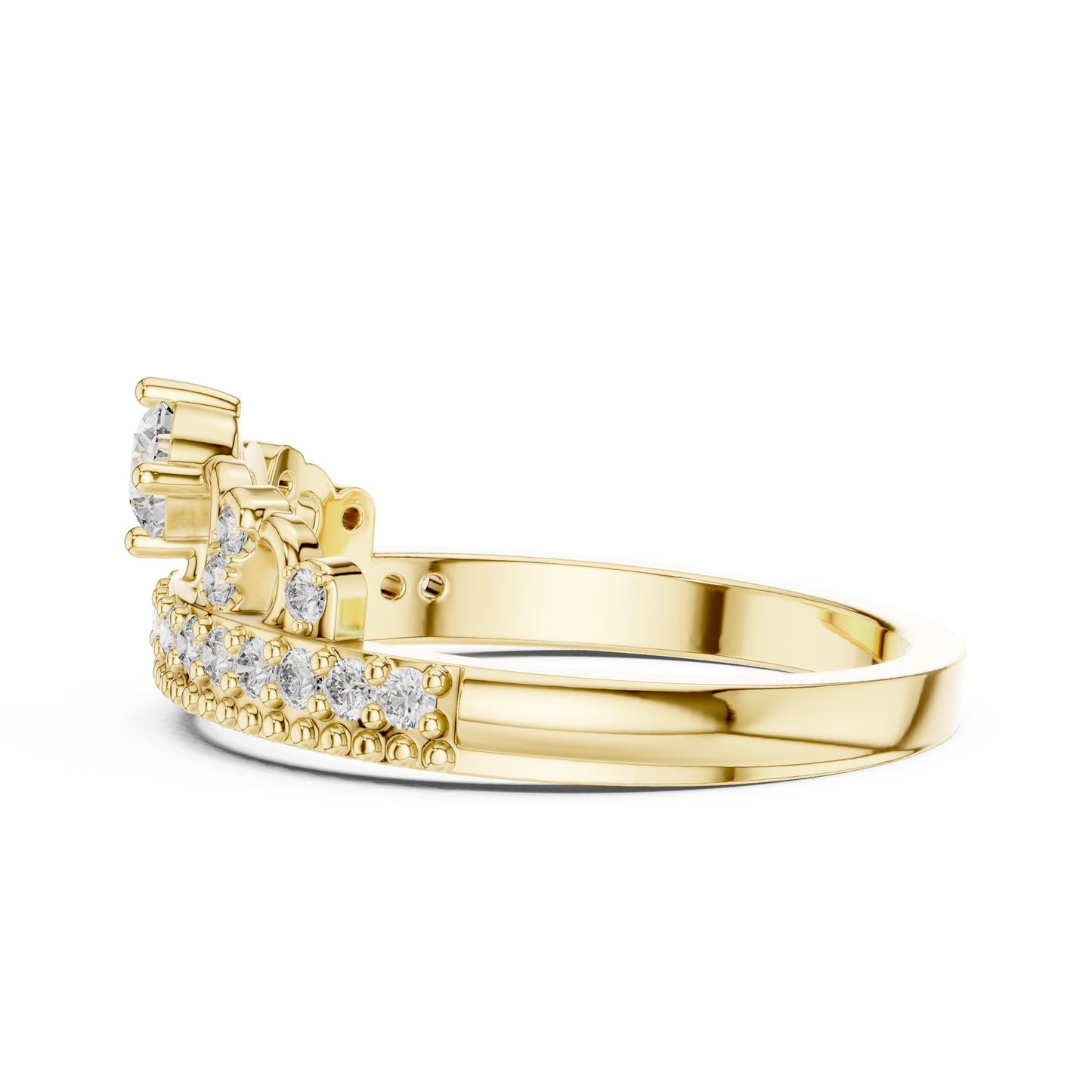 Round Halo Lab Grown Diamond Ring